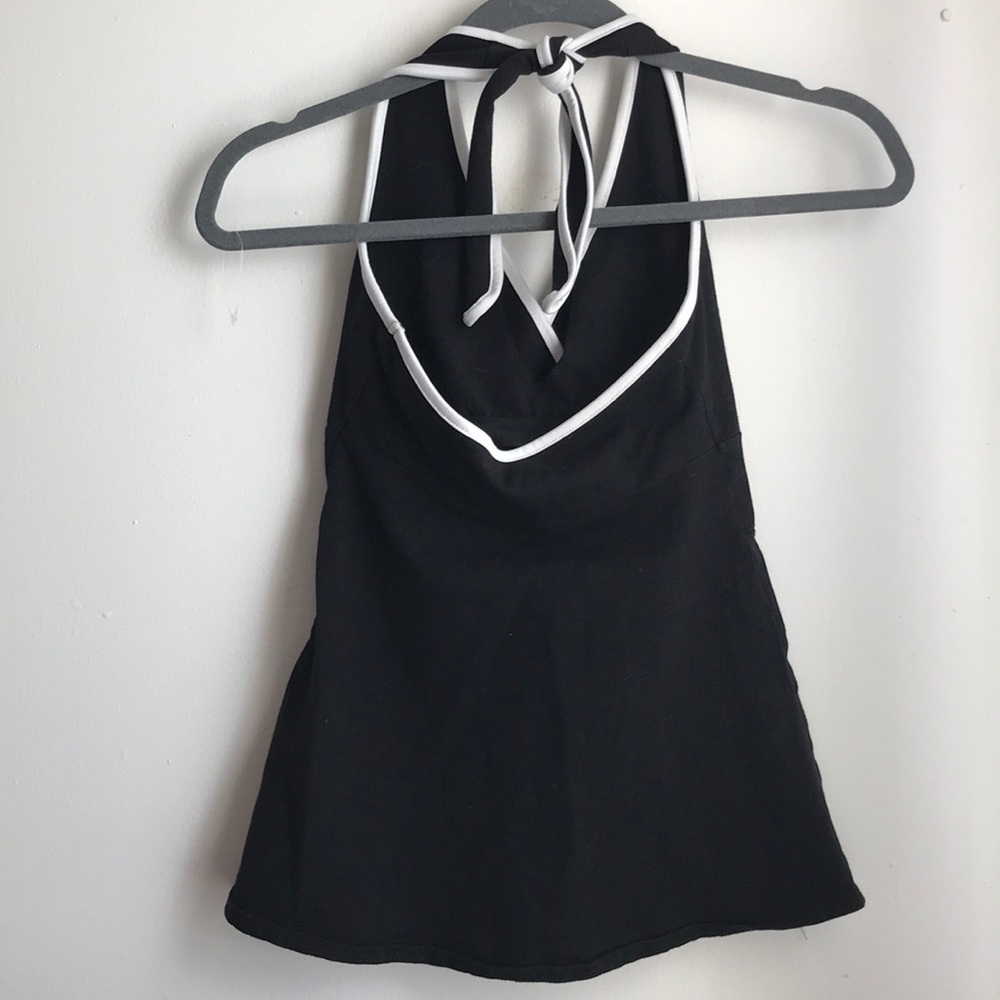Black & white halter top - Picture 2 of 2